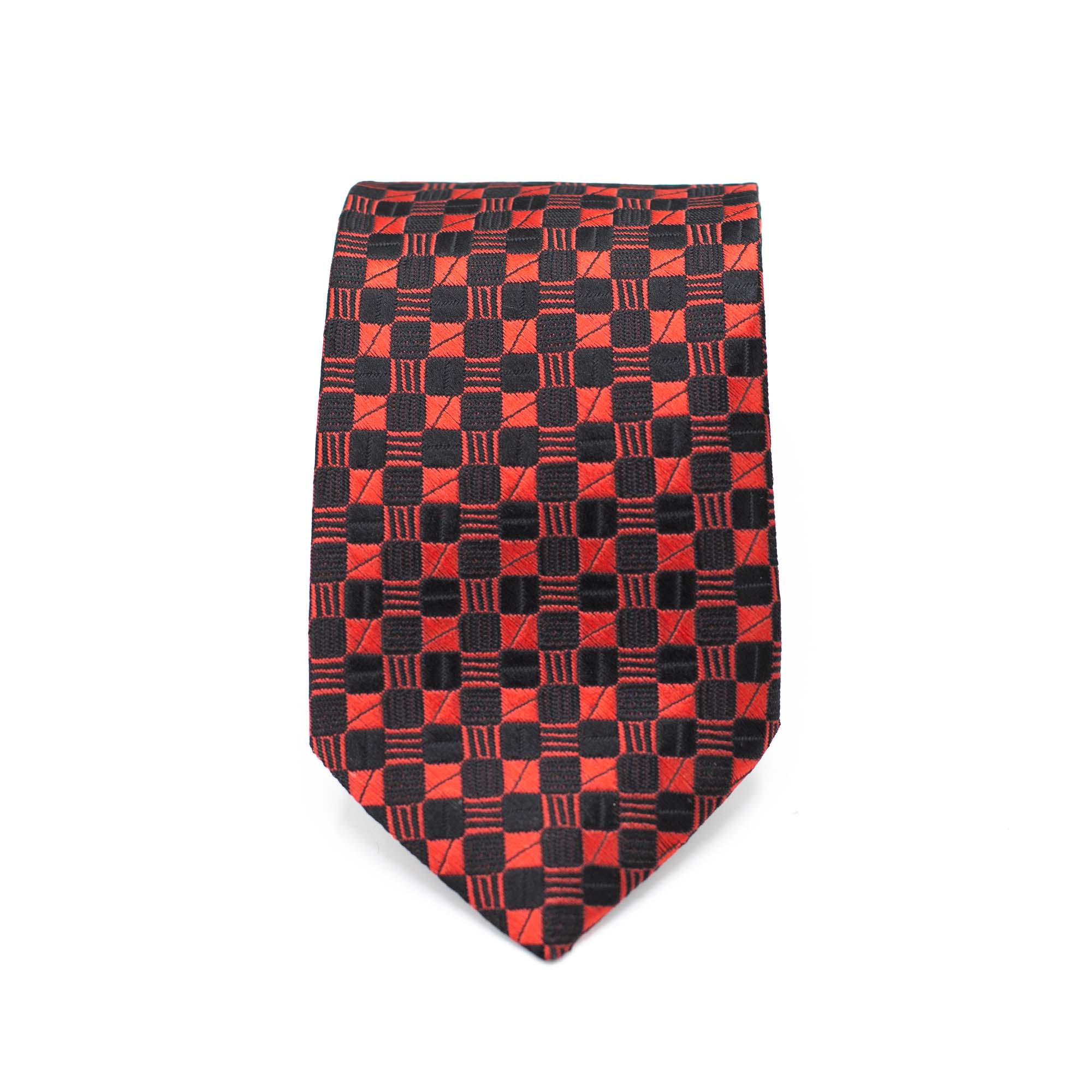 MIDNIGHT SQUARES TIE AND POCKET SQUARE SET