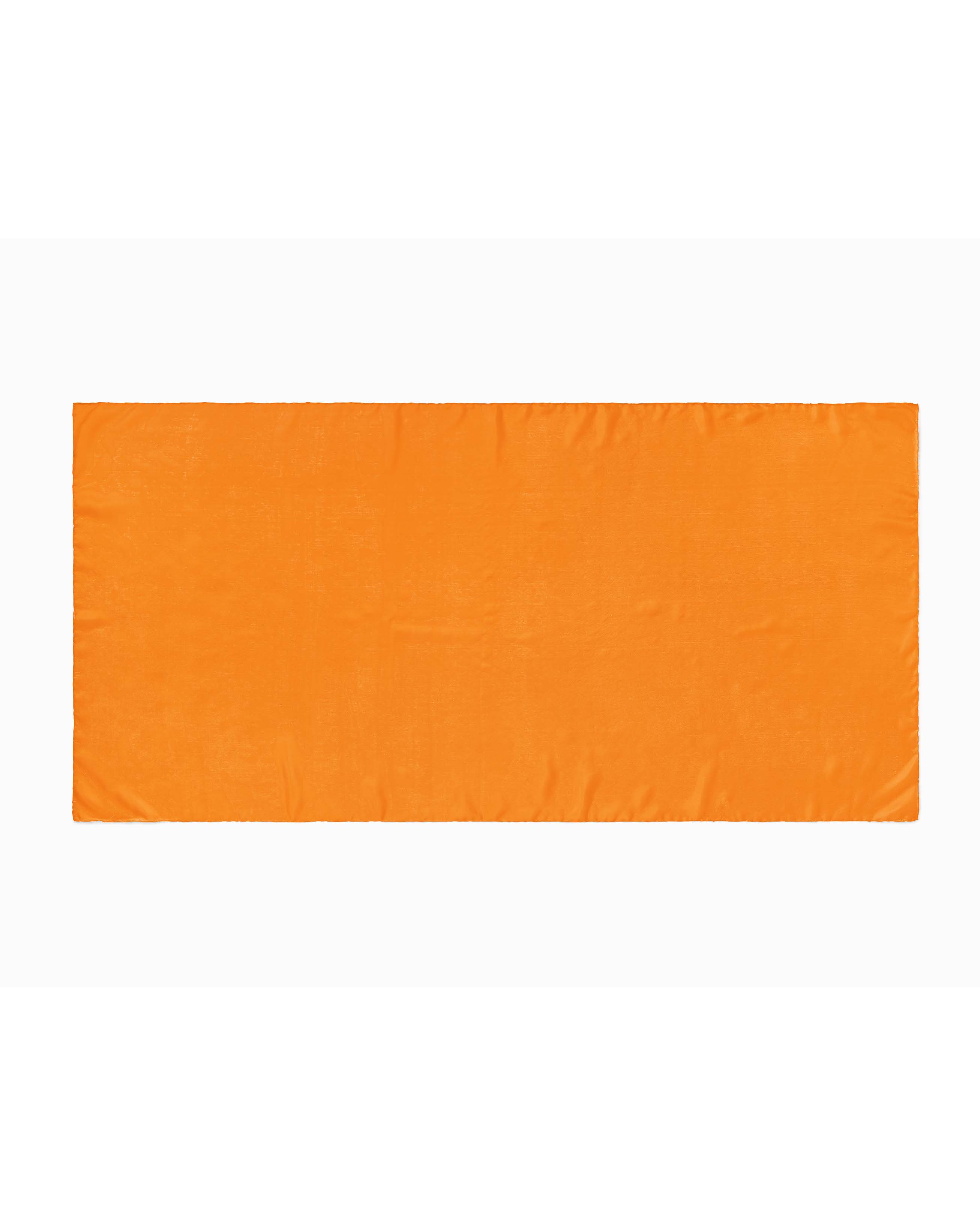SOLID ORANGE SILK WOMEN HIJAB – PREMIUM COLLECTION