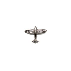 SILVER AIRCRAFT BROOCH