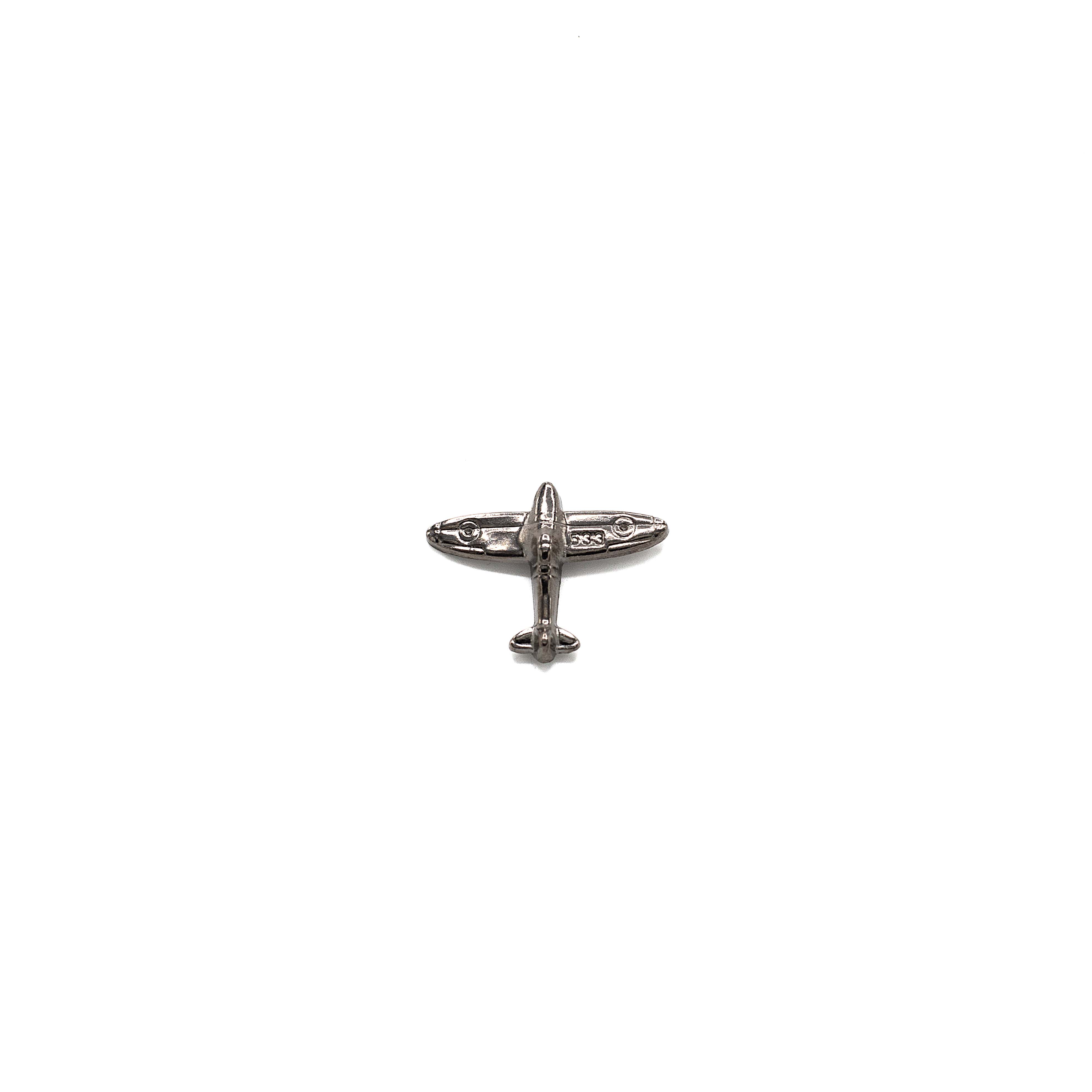 SILVER AIRCRAFT BROOCH