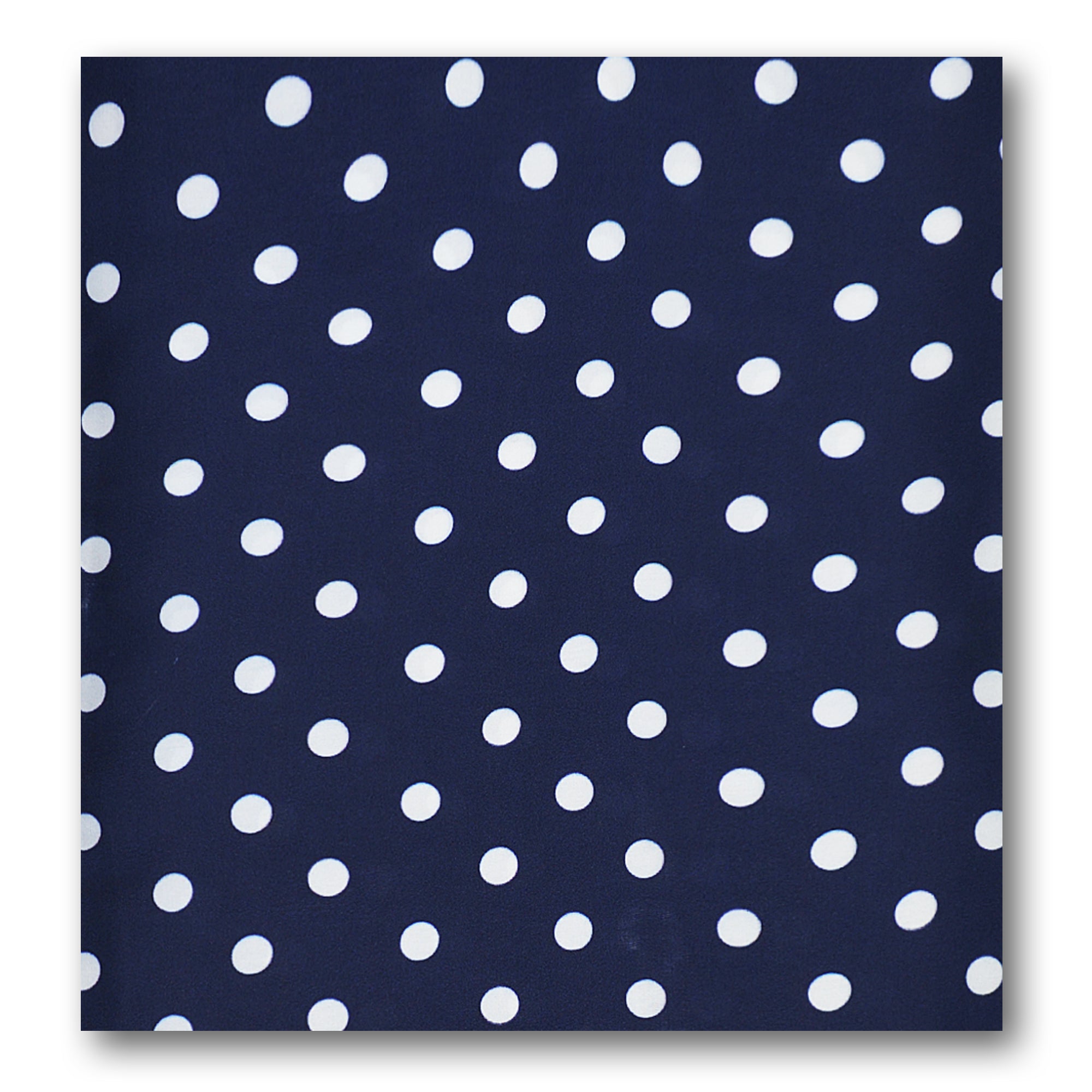 SMALL BLUE POLKA DOTS SILK ASCOT AND POCKET SQUARE SET – PREMIUM COLLECTION
