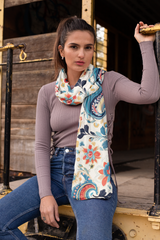 VINTAGE FLORAL WOMEN SCARF – PREMIUM COLLECTION