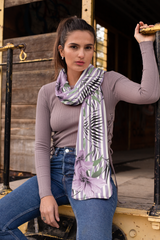 SPRING FLORAL SILK WOMEN SCARF – PREMIUM COLLECTION