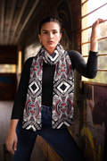 GRADIENT DIAMOND SILK WOMEN SCARF – PREMIUM COLLECTION