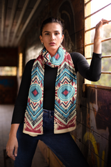 NAVAJO AZTEC SILK WOMEN SCARF – PREMIUM COLLECTION