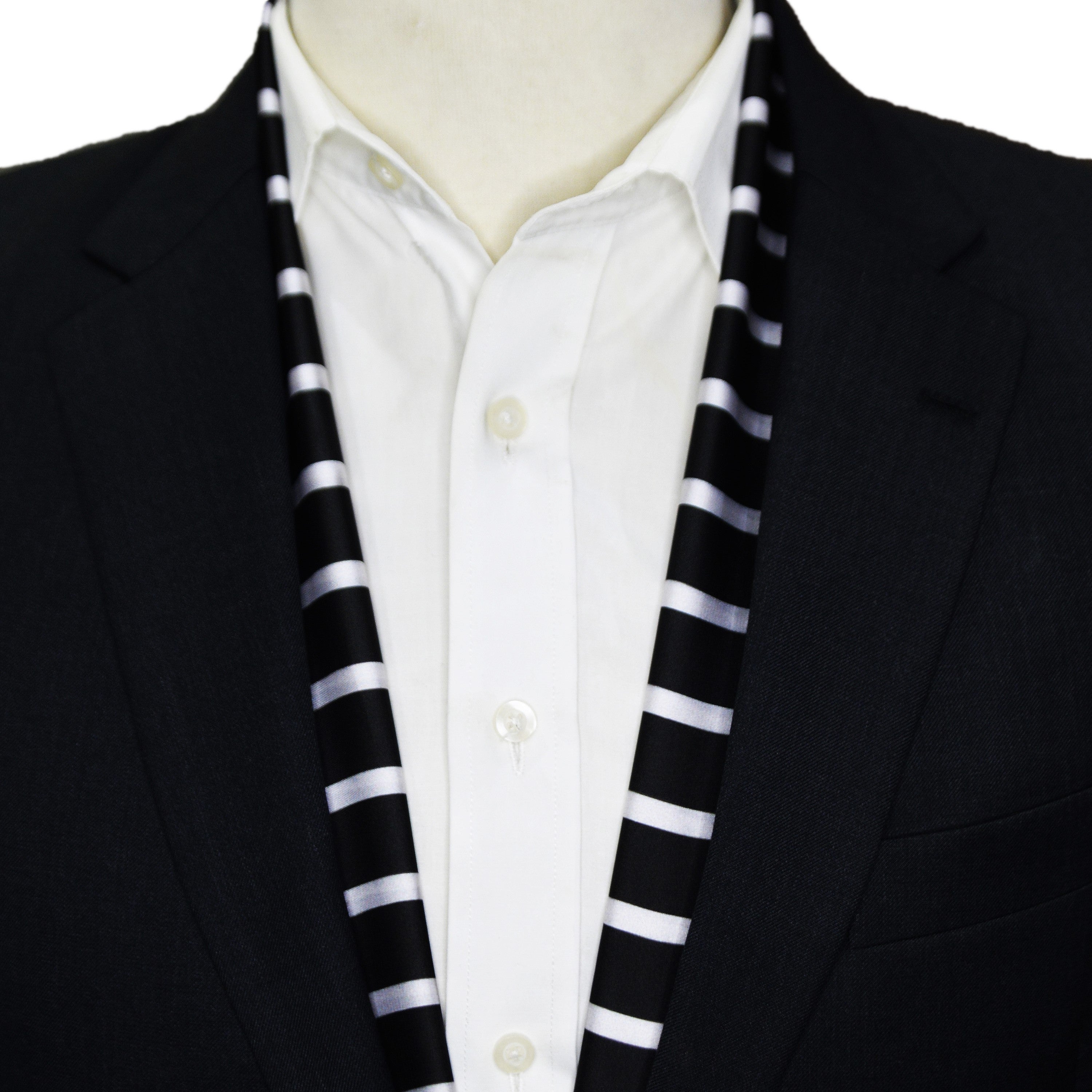 BLACK STRIPES MEN SCARF – SCARVES PREMIUM COLLECTION