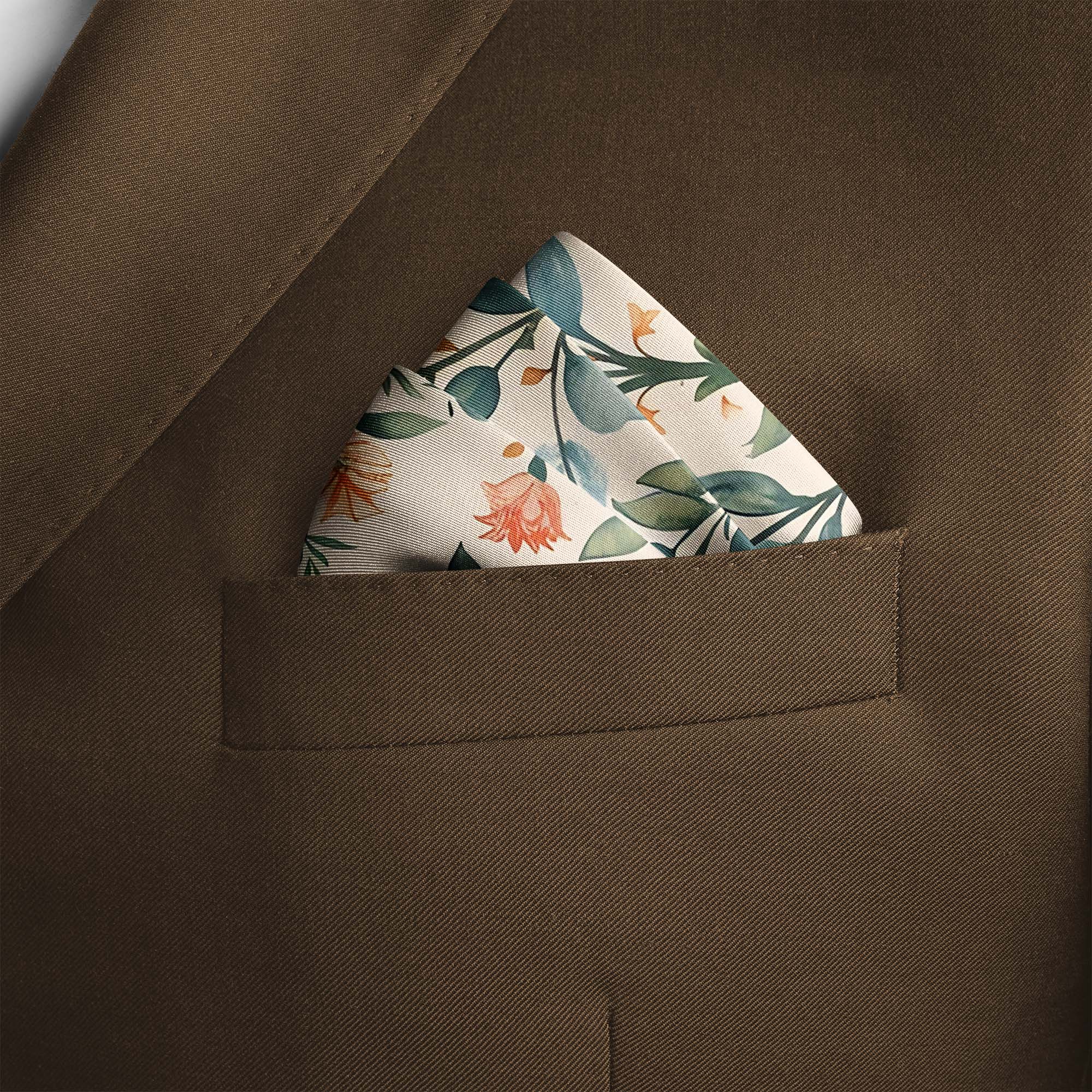 SPOONFLOWER SILK POCKET SQUARE