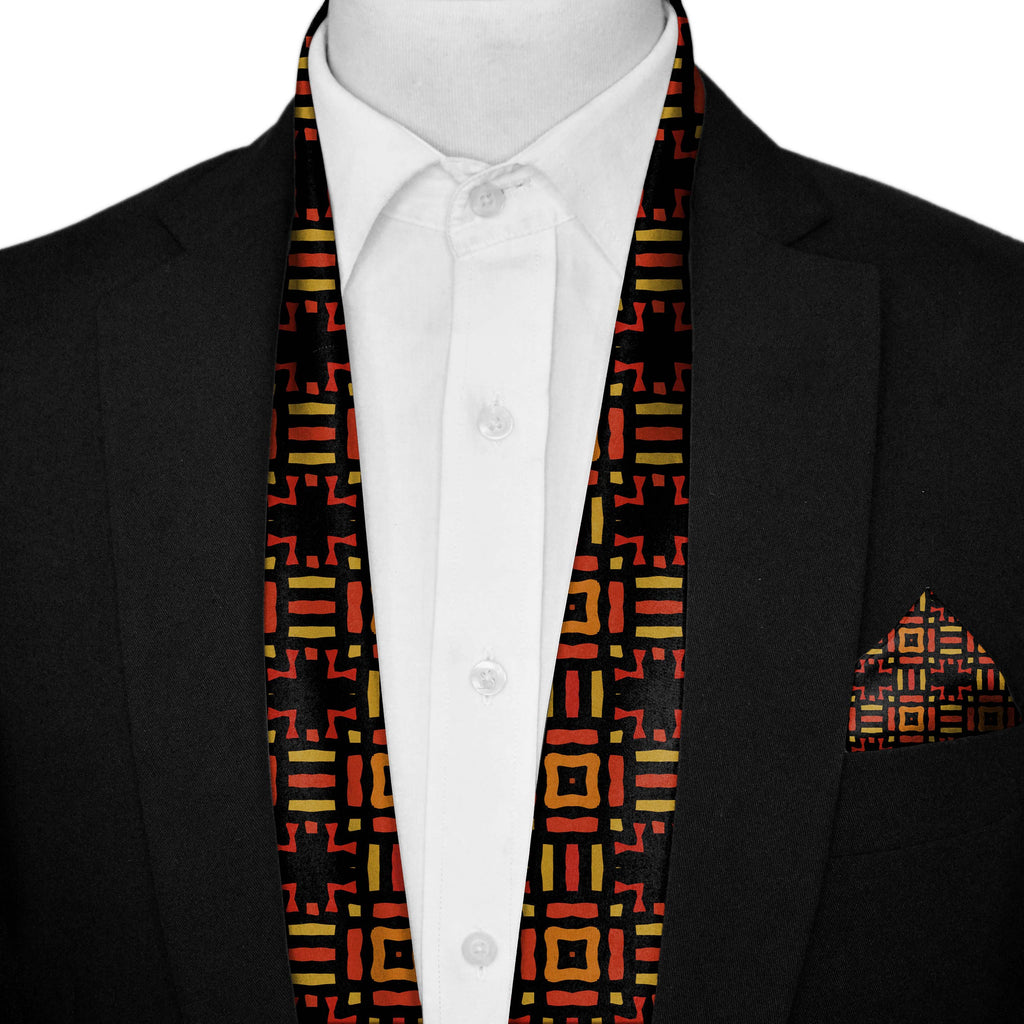 MODERN BALOCHI MEN SCARF AND POCKET SQUARE SET – PREMIUM COLLECTION