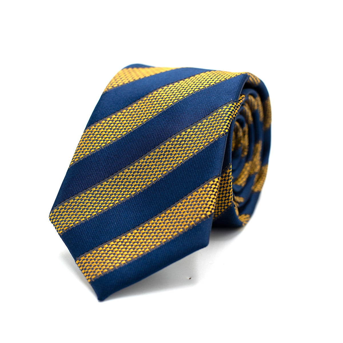 COLOR JACQUARD STRIPED TIE