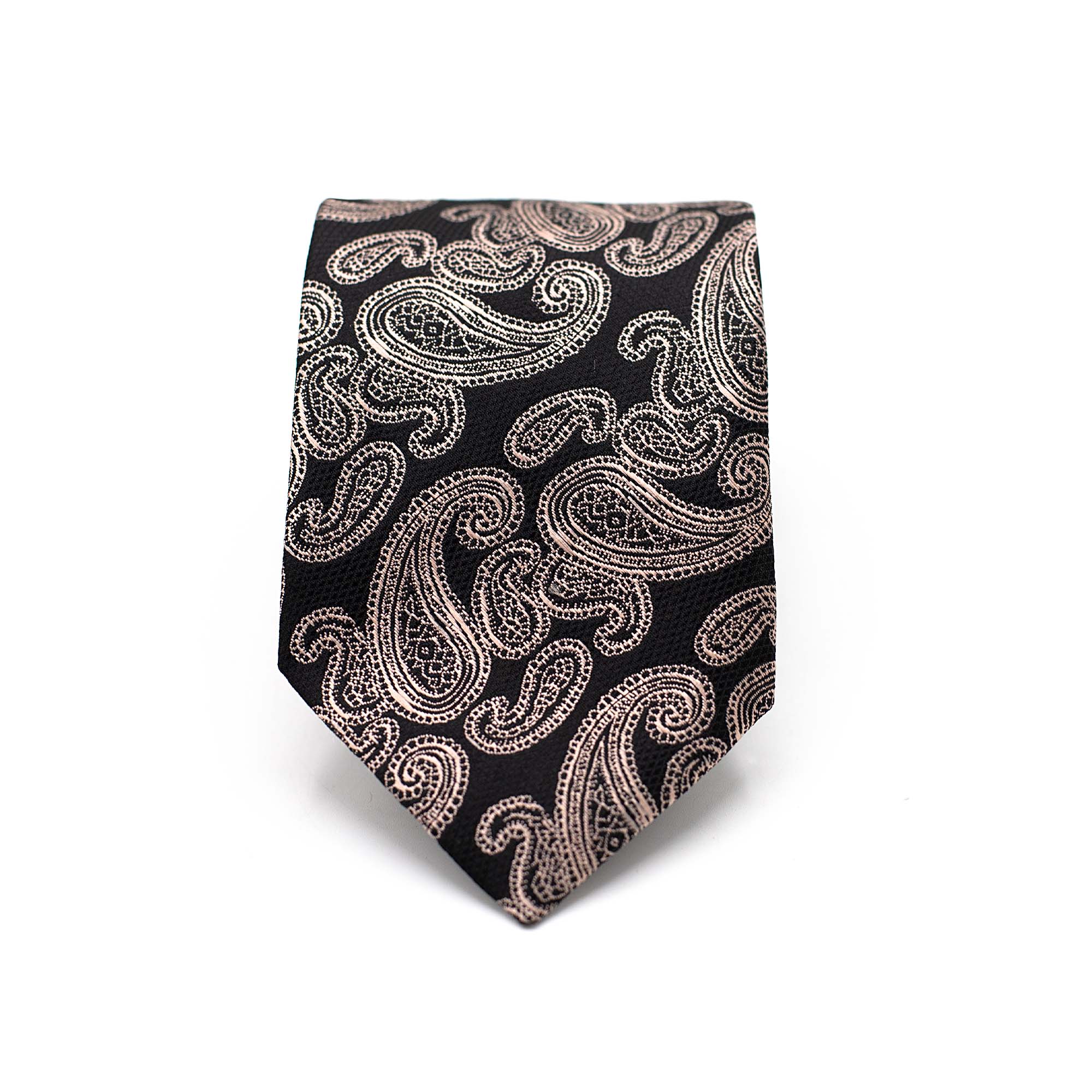 NOCTURNAL ORNATE TIE AND POCKET SQUARE SET