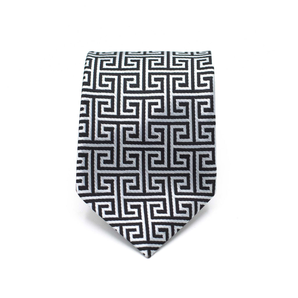 GEOMETRIC PATTERN TIE