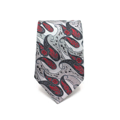 SILVER INFERNO TIE