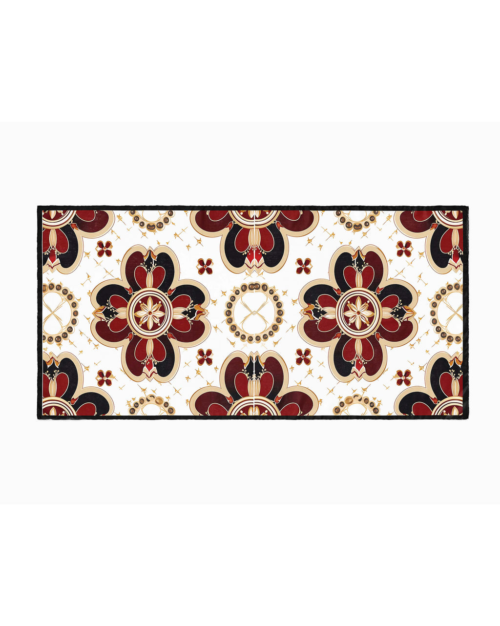 VINTAGE BAROQUE SILK WOMEN HIJAB – PREMIUM COLLECTION